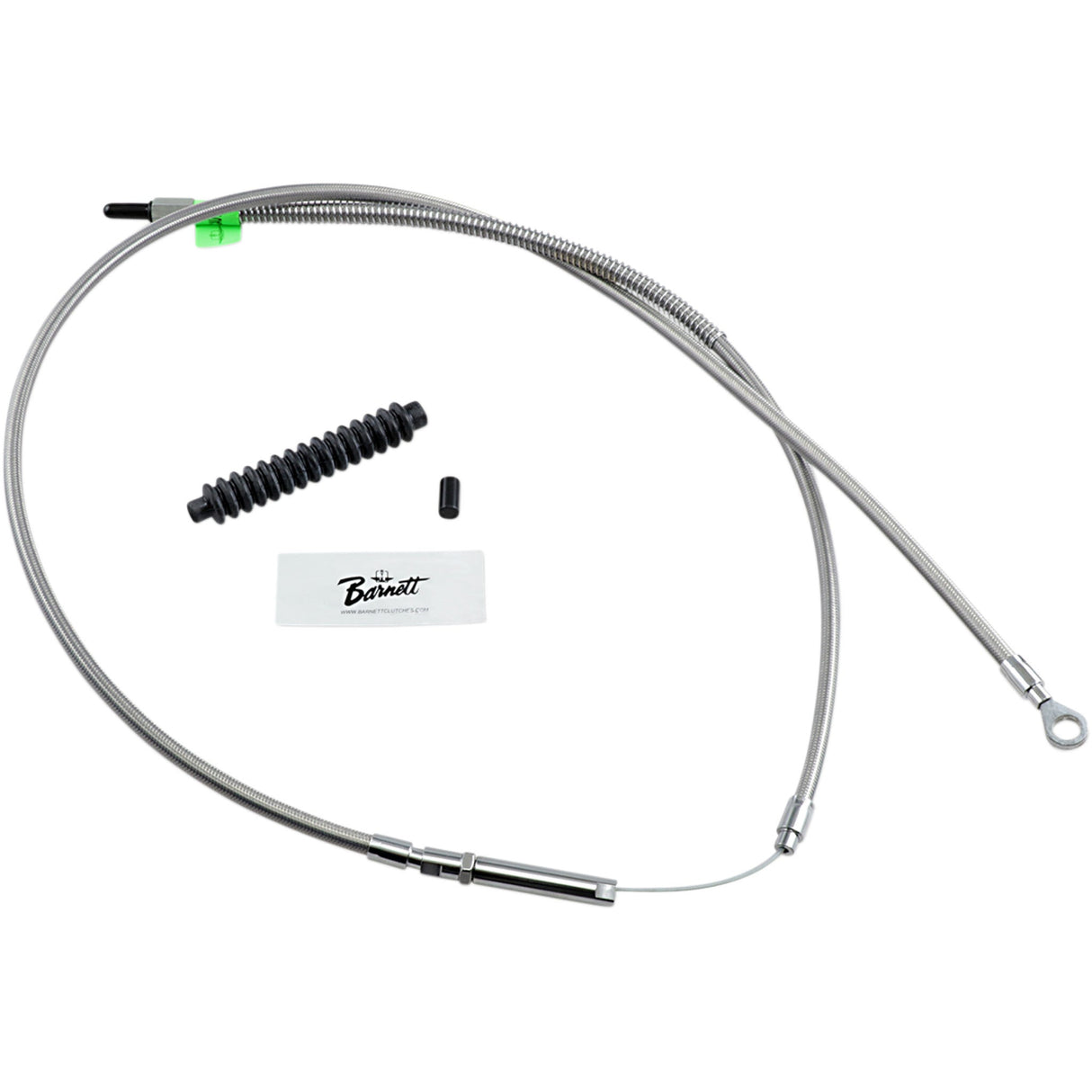 Barnett High-Efficiency Stainless Steel Clutch Cable For Harley-Davidson +8" - 102-30-10046-8 For Harley Touring 2008-2016