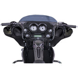 FAT Baggers INC. 1-1/4" EZ Install Round Top Handlebar 12" Chrome - 903012 For Harley Touring 1986-2022