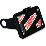 Accutronix Side Mount License Plate With LED Tag Light Black - LPF114HV-B For Harley Sportster 2004-2019