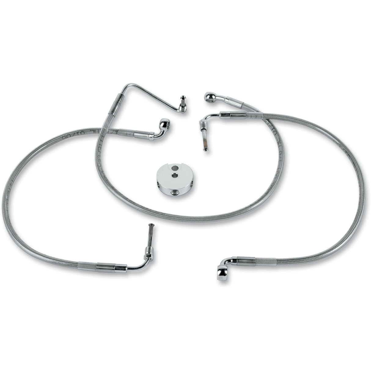 DRAG SPECIALTIES 1204-2739 Stainless Steel Brake Line Kit Brake Line - Front - Stainless Steel