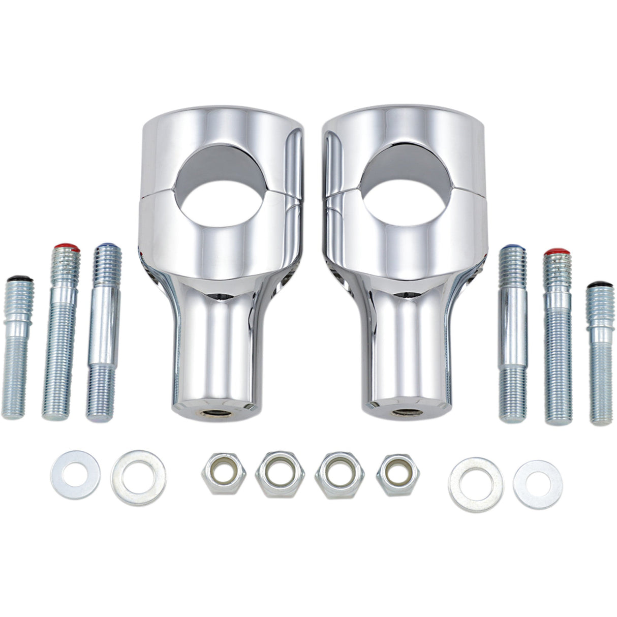DRAG SPECIALTIES 0602-0467 Big Buffalo Handlebar Risers 3" - chrome