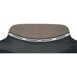 MEMPHIS SHADES 2350-0134 MEM0923 Slotted Stainless Steel Batwing Fairing Trim Fairing Windshield Trim - Stainless Steel - Slotted - Slim