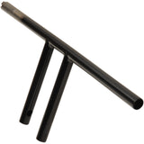 DRAG SPECIALTIES 0601-4219 1" T-Bar dimpled - straight - 8" - black