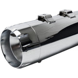 S&S Cycle 4-1/2" MK45 Performance Mufflers — Thruster Chrome Thruster - 550-0665 For Harley Touring 2017-2026