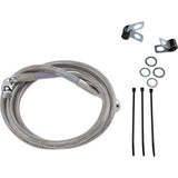 DRAG SPECIALTIES Extended Length Stainless Steel Brake Line Kit Front