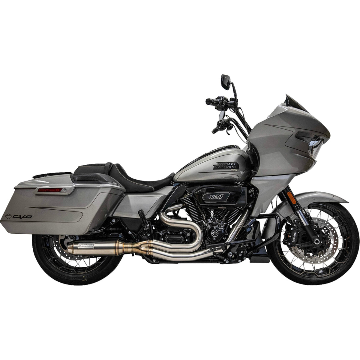 Bassani Xhaust Super Bike 2-Into-1 Exhaust System - 1F98SS For Harley Touring 2017-2026
