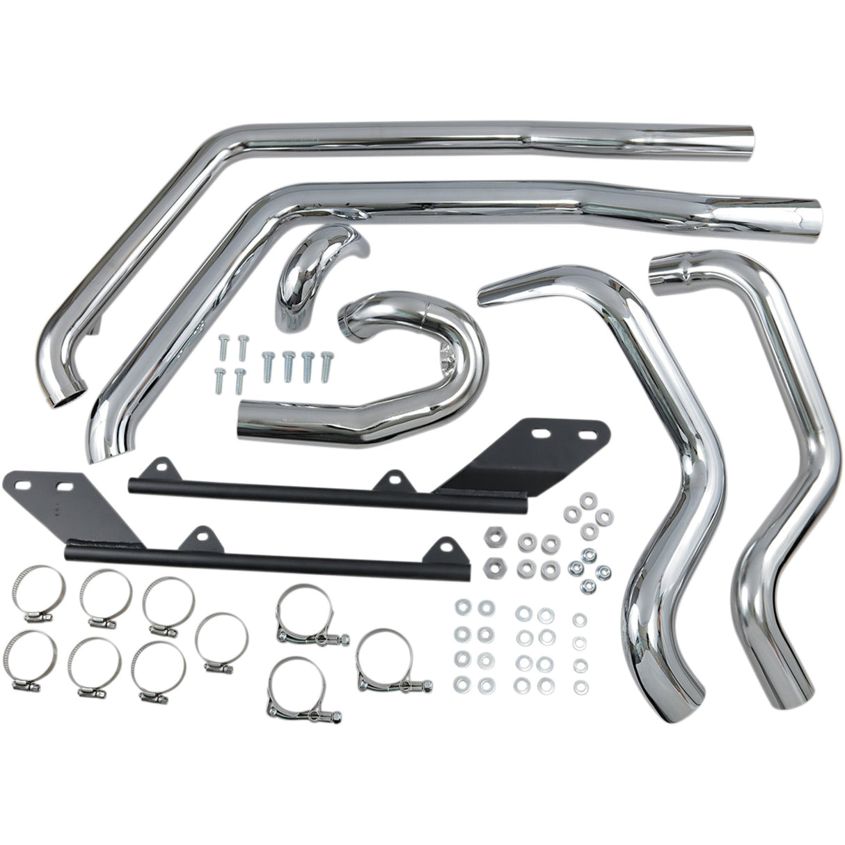 Bassani Xhaust Power Curve 2-Into-2 Header System - SFT-212 For Harley Softail 2007-2017