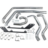 Bassani Xhaust Power Curve 2-Into-2 Header System - SFT-212 For Harley Softail 2007-2017