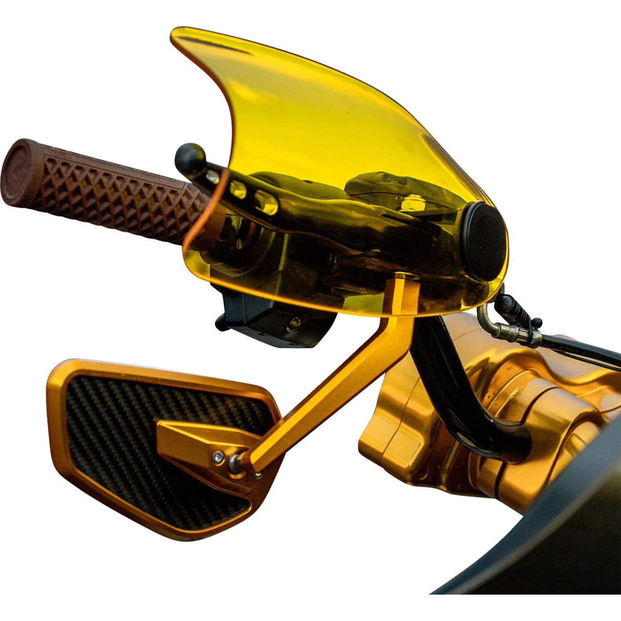 KLOCK WERKS 0635-2827 KWS-01-0131-23 Flare® Handguards '23-'25 harley-davidson - yellow