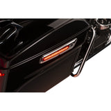 CIRO 3501-1821 40070 LED Saddlebag Hinge Covers - Smoke Lens - Chrome