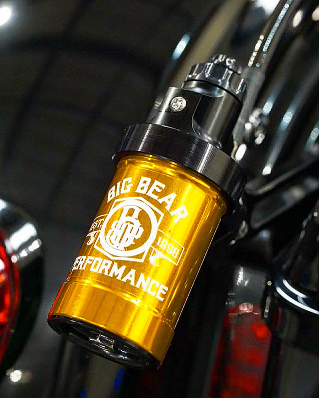 Big Bear Performance Rear Shocks For CVO&Bagger Black, 14 in - BBP-077 For Harley Touring 2015-2026