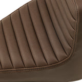 SADDLEMEN 0810-2168 I18-33-176BR Lattice Stitch Step-Up Seat Step-Up Seat - Front Tuck-n-Roll/Rear Lattice Stitch - Brown - Scout '18-'19