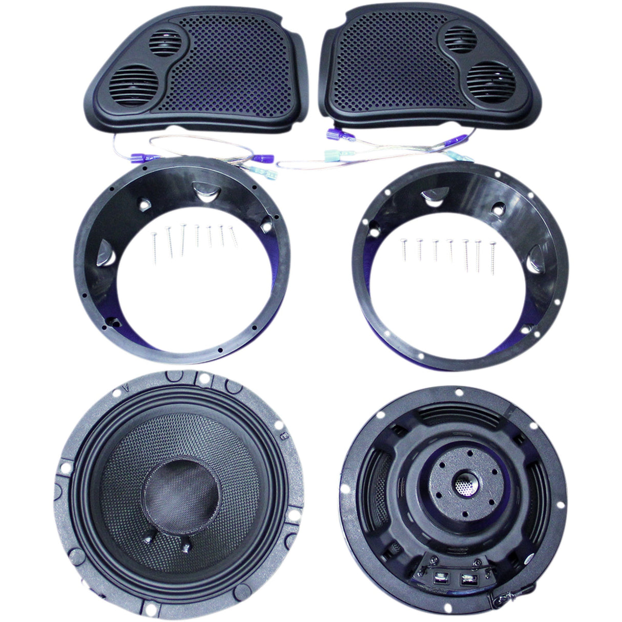 J & M Rokker® Speaker - HR13-6712GTMXXR For Harley Road Glide 1998-2013