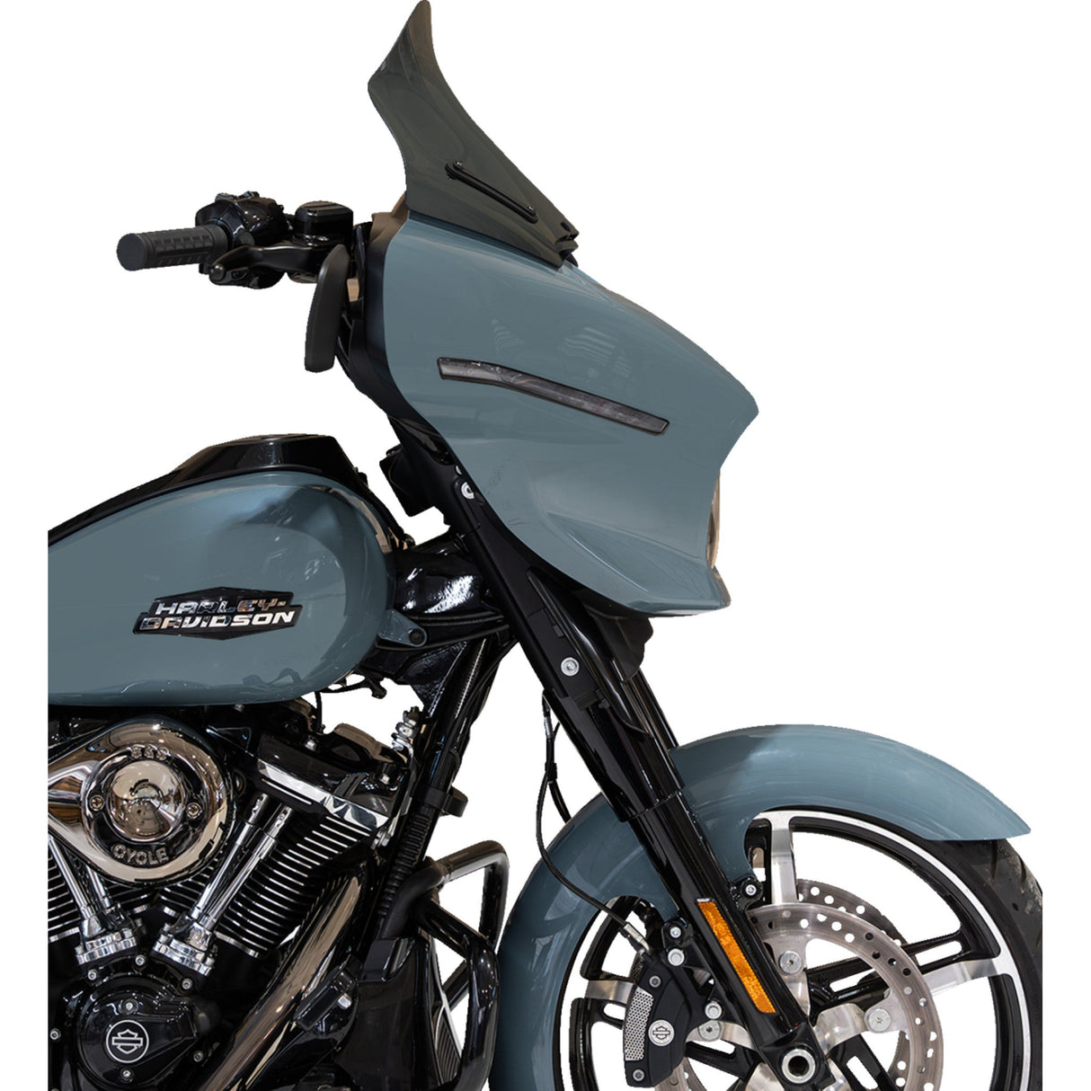 Klock Werks Flare® Windshield 12" Dark Smoke - KWW-01-0762-DS For Harley Street Glide 2023-2026