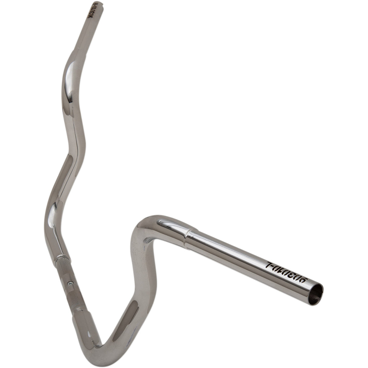 FAT Baggers INC. 1-1/4" EZ Install Round Top Handlebar 10" Chrome - 903010 For Harley Touring 1986-2022