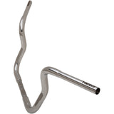 FAT Baggers INC. 1-1/4" EZ Install Round Top Handlebar 10" Chrome - 903010 For Harley Touring 1986-2022