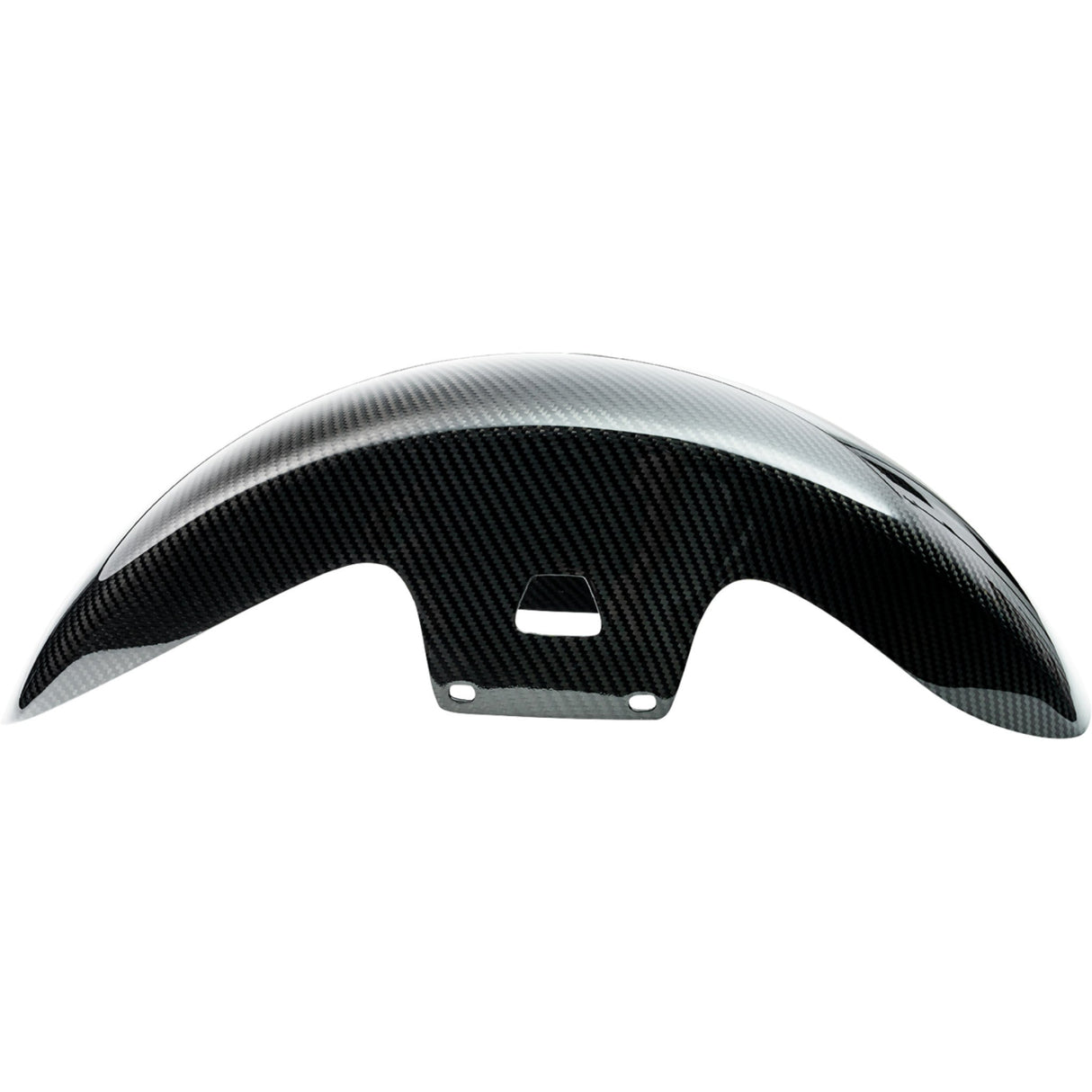 SLYFOX 1401-1079 1027-FF1C-G Carbon Fiber Front Fender Fender - Front - Mid Length - Gloss Black