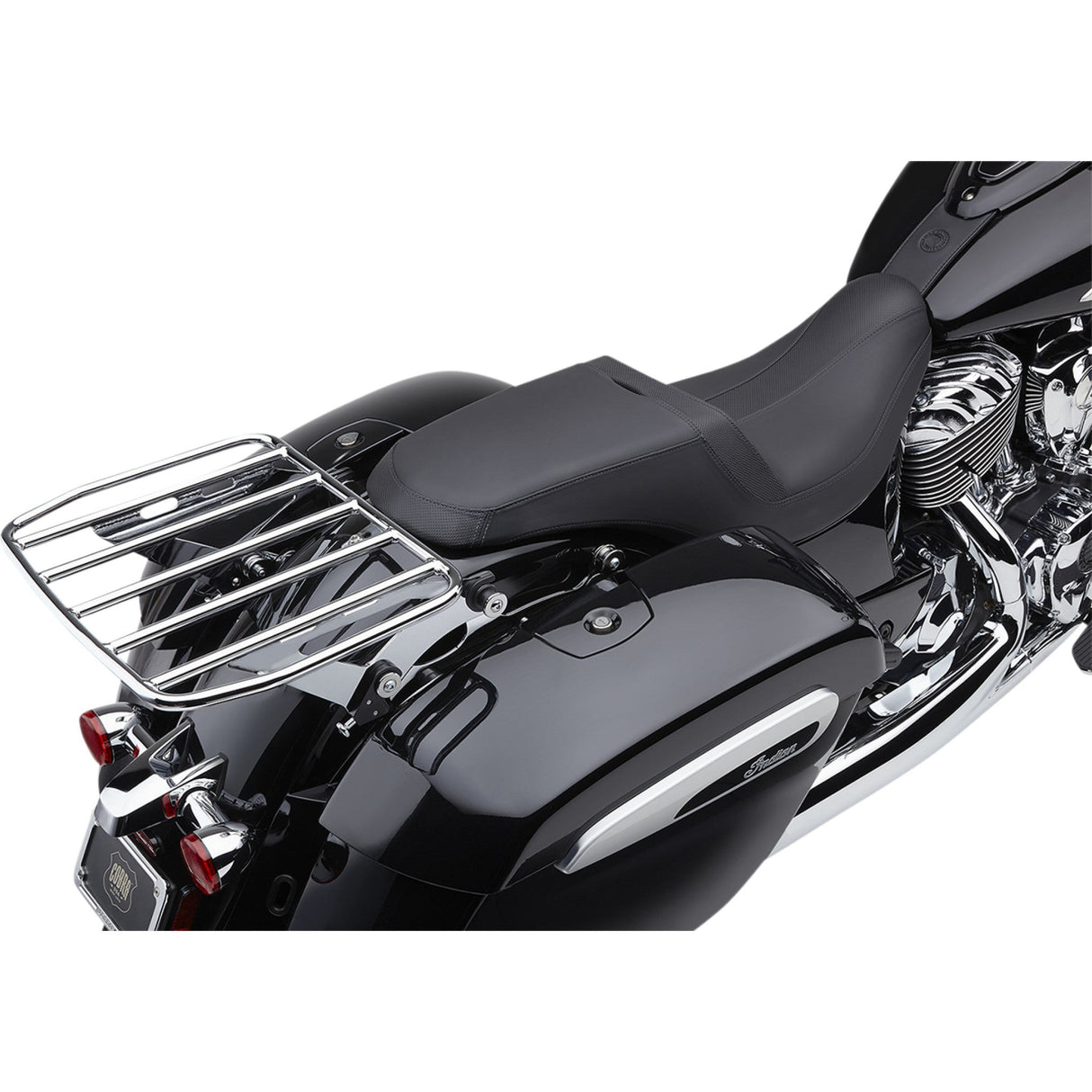 Cobra Big Ass® Detachable Luggage Rack — Detachable Chrome Chieftain - 502-2800 For Indian Chieftain 2014-2022