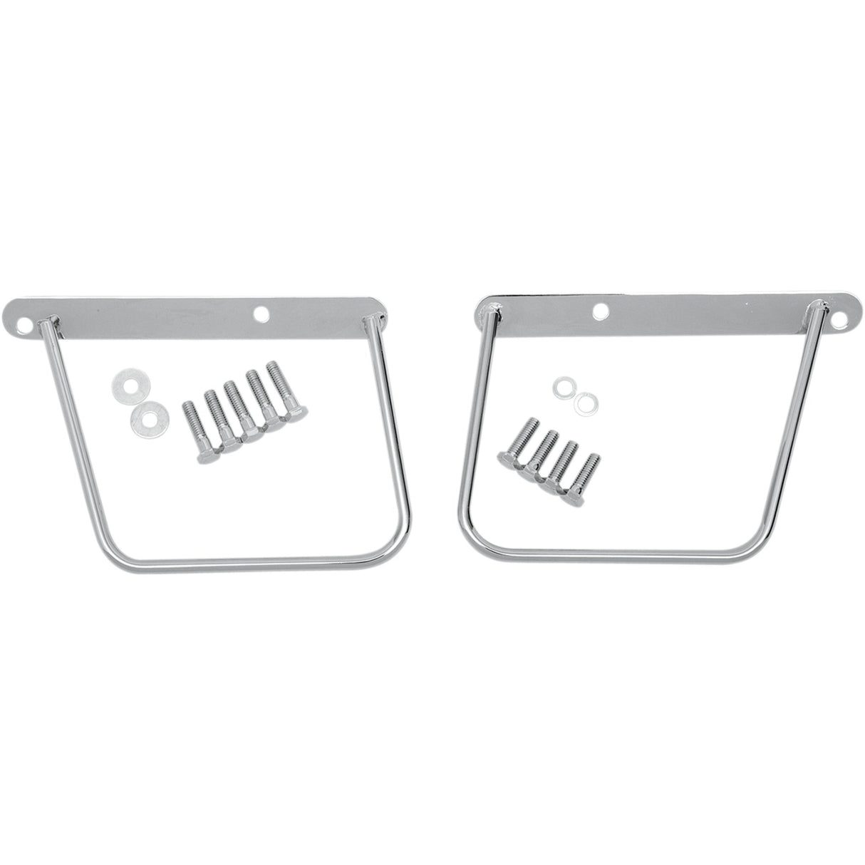 DRAG SPECIALTIES Chrome Saddlebag Support Brackets FX/FL - '84-'99