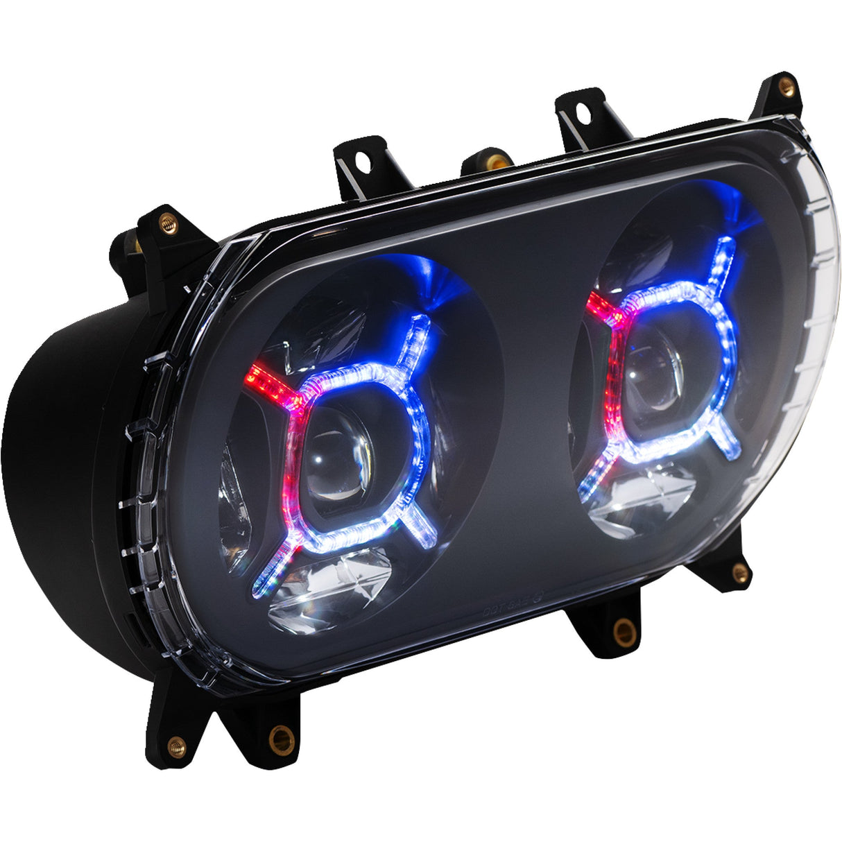 CUSTOM DYNAMICS 2001-2605 PG-RG-B ProGLOW™ Double-X LED Headlight - Black - Road Glide