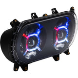 CUSTOM DYNAMICS 2001-2605 PG-RG-B ProGLOW™ Double-X LED Headlight - Black - Road Glide