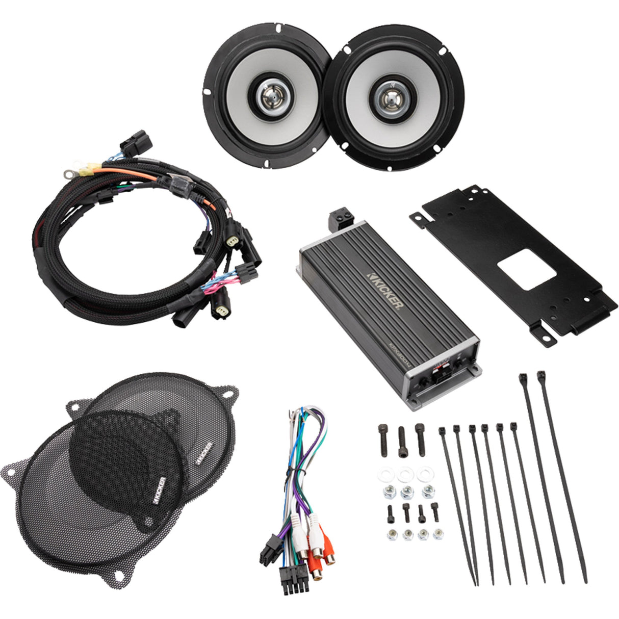 Kicker Speaker Amplifier Kit - 50HDS144 For Harley Touring 2014-2026