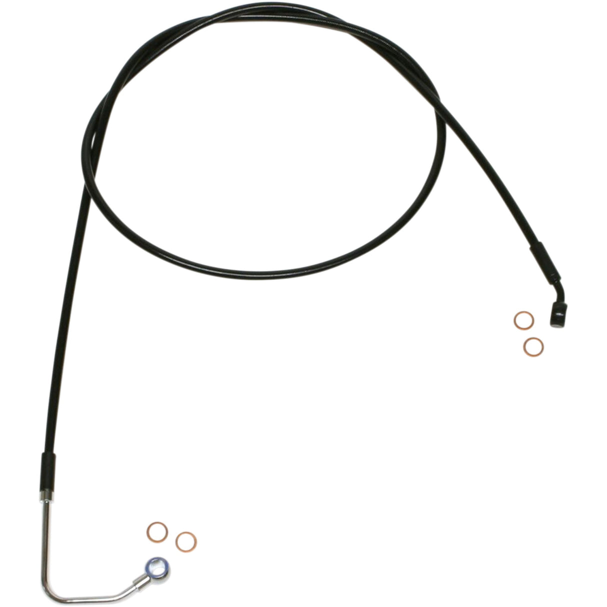 MAGNUM SHIELDING XR Stainless Upper Brake Line - Black
