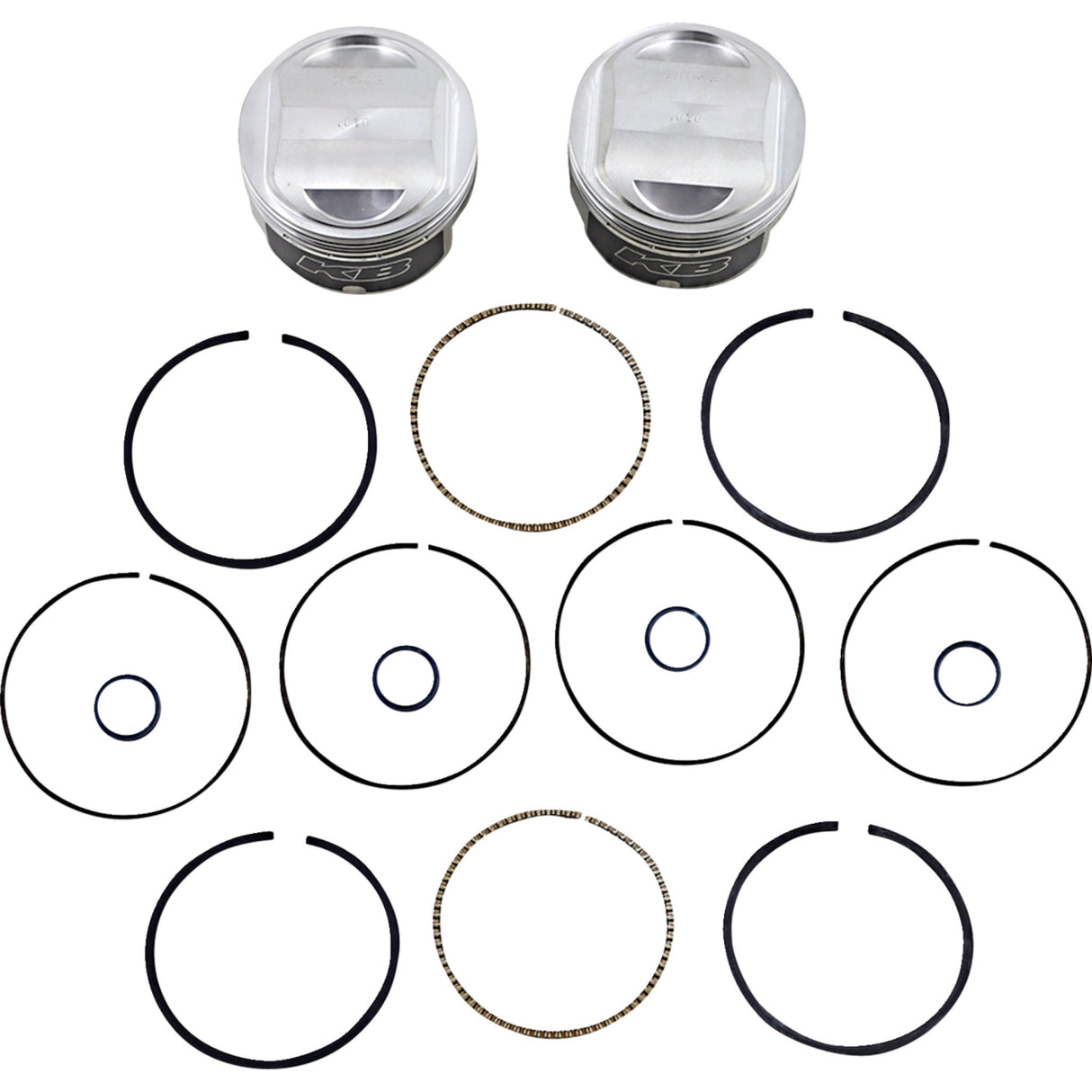 KB PERFORMANCE 0910-6094 KB426C.010 Hypereutectic Piston Kit Piston Kit - Twin Cam 88