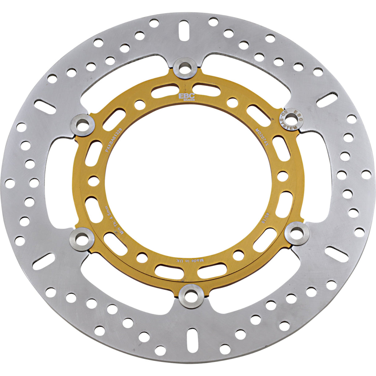 EBC 1710-0470 MD2074X MD Series Pro-Lite Contour X Brake Rotor Brake Rotor - Yamaha