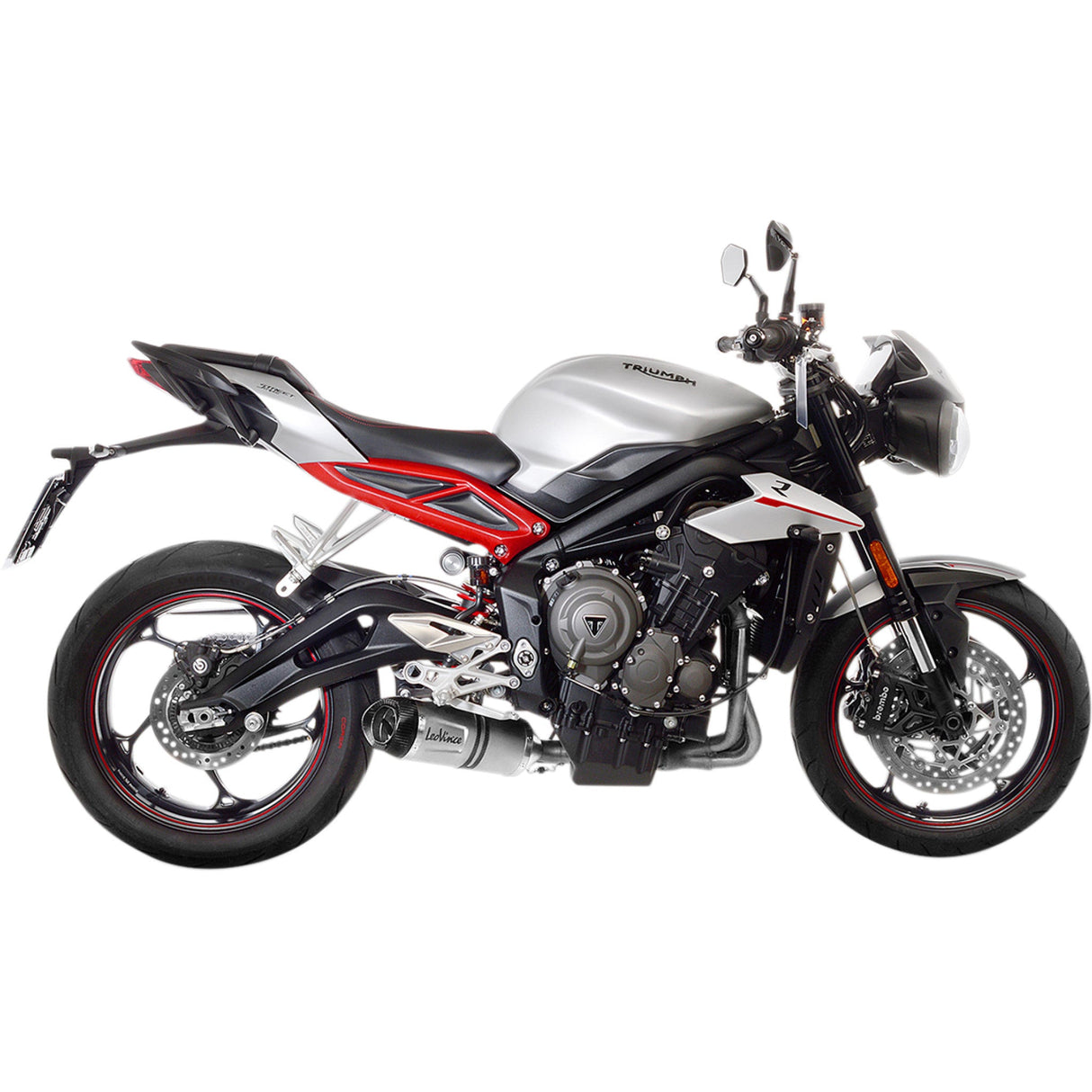 LEOVINCE 1811-3764 14288EU LV One Evo Slip-On Muffler LV One Evo Muffler - Stainless Steel - Street Triple 765
