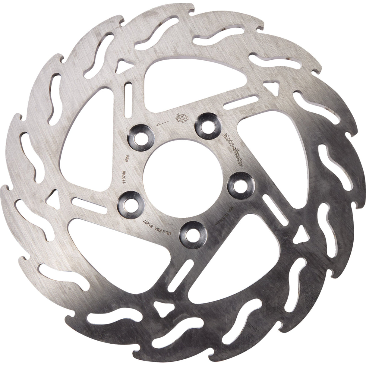 Moto-Master Flame Fixed Brake Rotor Rear Flame - 110748-PU For Harley Sportster 2009-2013