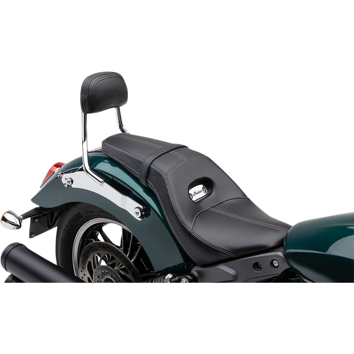 COBRA 1501-0715 502-2010 Detachable Mini Backrest Detachable Backrest - Chrome - Mini - Scout