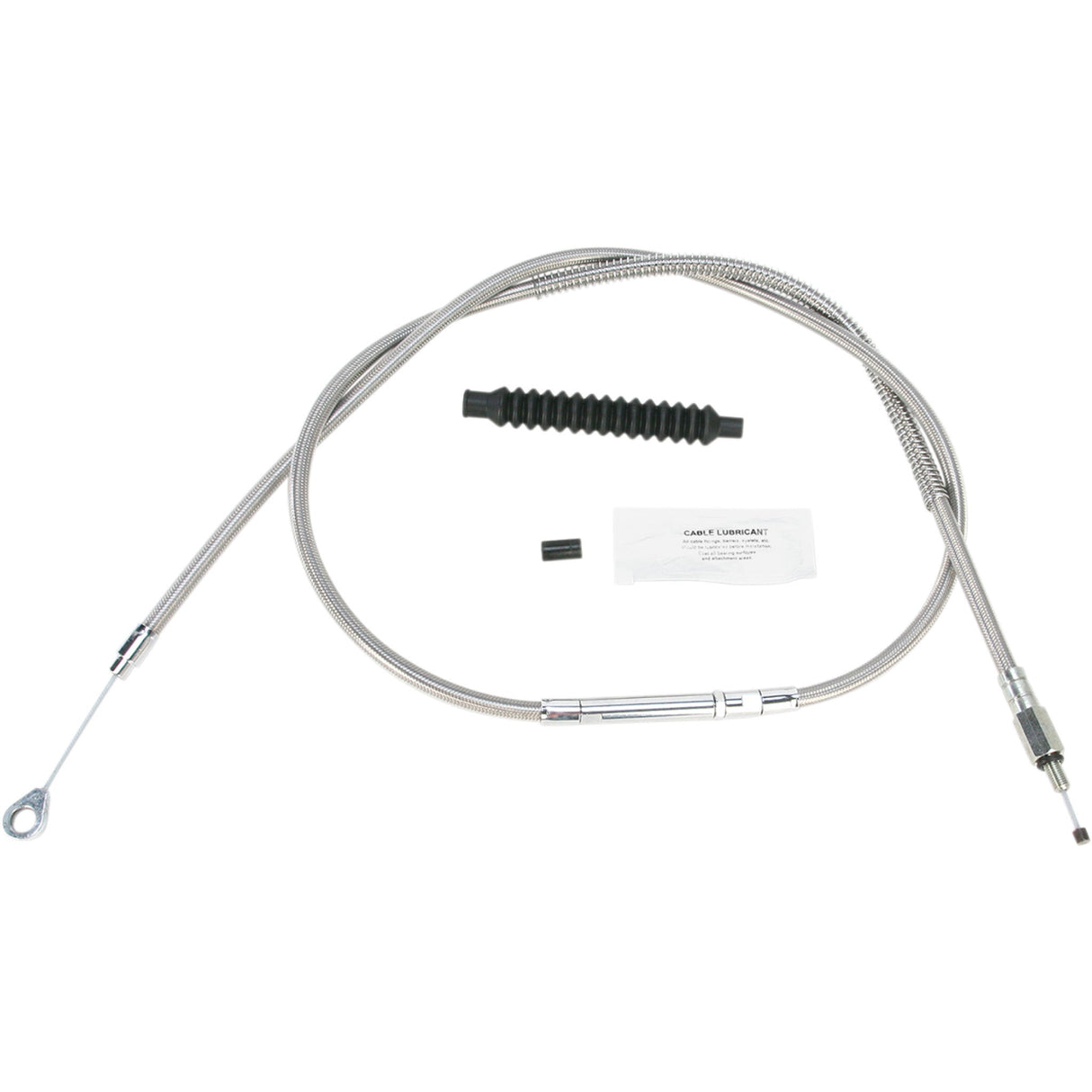 Barnett High-Efficiency Stainless Steel Clutch Cable For Harley-Davidson +6" - 102-30-10039-06 For Harley Softail 2007-2014