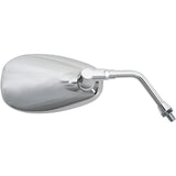 EMGO 20-86833 20-86833 OEM-Style Replacement Mirror Mirror - Side View - Oval - Chrome - Right