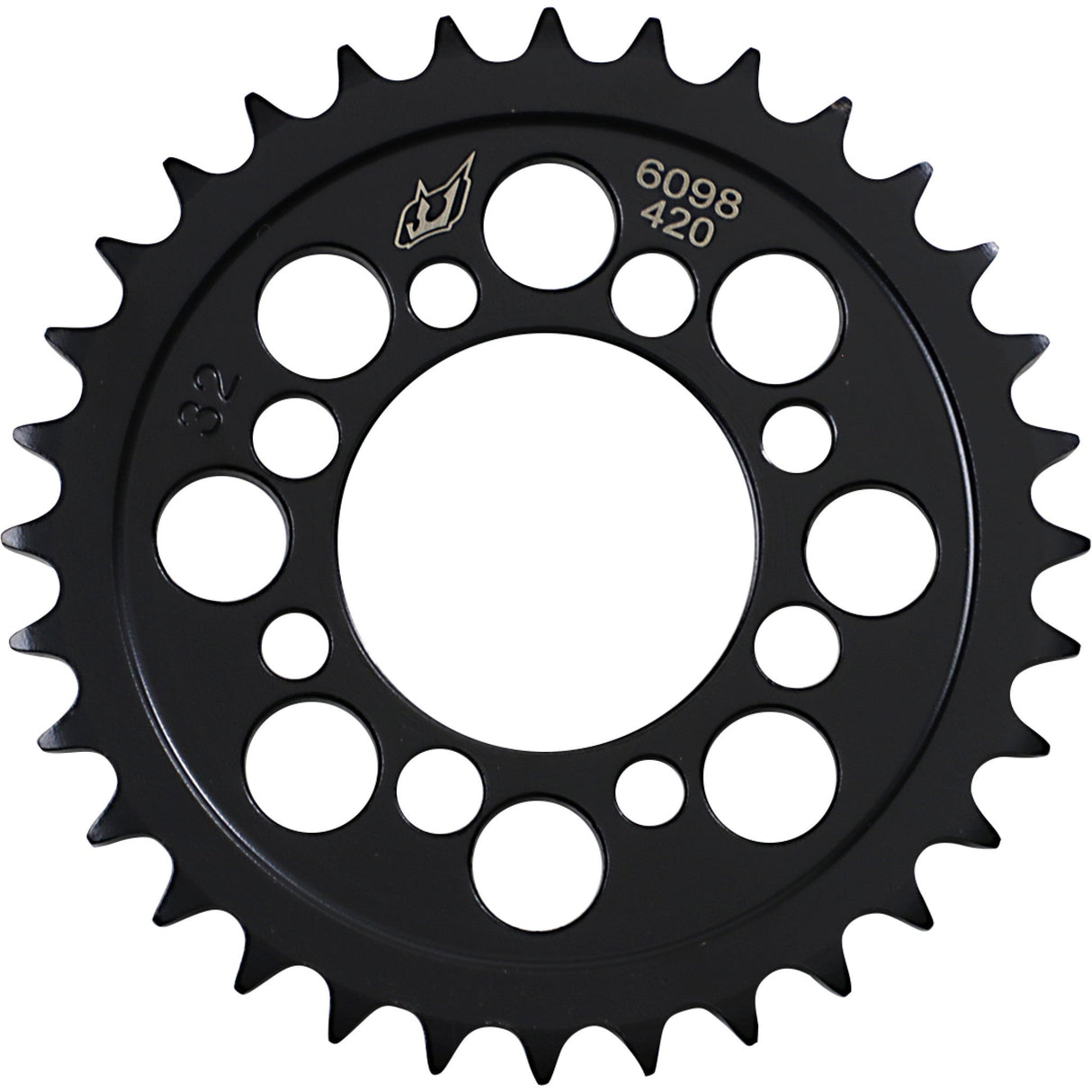DRIVEN RACING 1210-2430 6098-420-32T Lightweight Steel Sprocket Rear Sprocket - 32 Tooth - Kawasaki