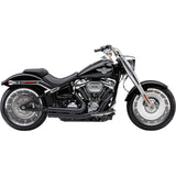 Cobra Speedster Short 2-Into-2 Exhaust System - 6715B For Harley Softail 2018-2020