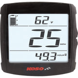 KOSO NORTH AMERICA 2212-0909 BB026010 XR-1 GPS Speedometer XR-01 GPS Speedometer with Sensor