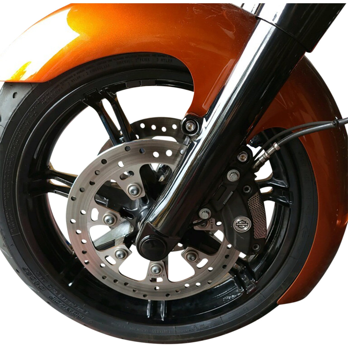 Klock Werks Flush Mount Front Axle Black With Black End Caps - KWS-01-0610 For Harley Motorcycles 2007-2025