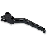 Joker Machine Billet Aluminum Clutch Lever Grooved Black - 03-31BLK For Harley Motorcycles 1982-2017