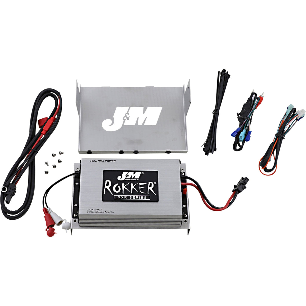 J & M 4405-0686 JAMP-400HC06 ROKKER® XXR 400W 2-Channel Amplifier Kit 400 W 2-Channel Amp Kit - '06-'13 Street Glide/Ultra