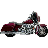 BASSANI XHAUST 1800-1358 FLH-747 Road Rage 2:1 B4 Exhaust System - Chrome - Megaphone