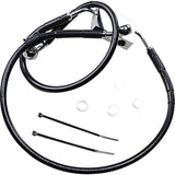 DRAG SPECIALTIES Brake Line Front - Black