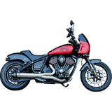 S&S CYCLE 1810-3210 550-1115 2-into-1 Qualifier Exhaust System stainless - 49-state - indian chief