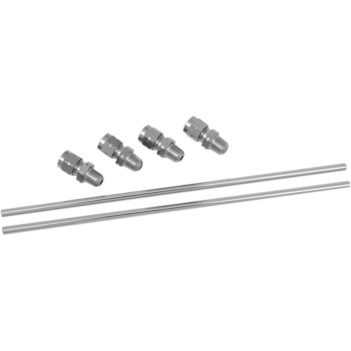Drag Specialties Chrome Rocker Oil Lines Chrome Sportster For Harley Sportster 1957-1985