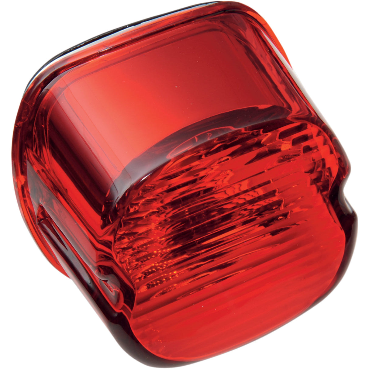 Drag Specialties Laydown Taillight Lens With No Tag Window Red For Harley Motorcycles 1999-2003