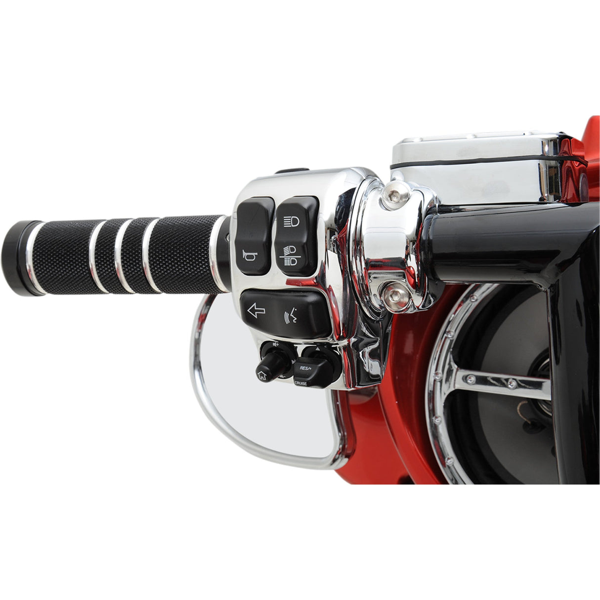 DRAG SPECIALTIES 0616-0231 Handlebar Switch Housing Kit Switch Housing - Chrome
