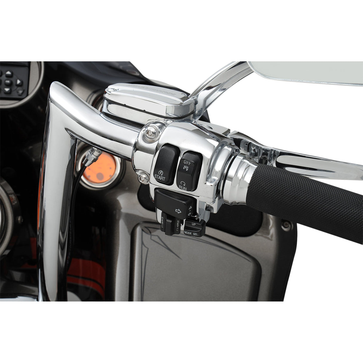 DRAG SPECIALTIES 0616-0091 Handlebar Switch Housing Kit Switch Housing - Cruise - Chrome