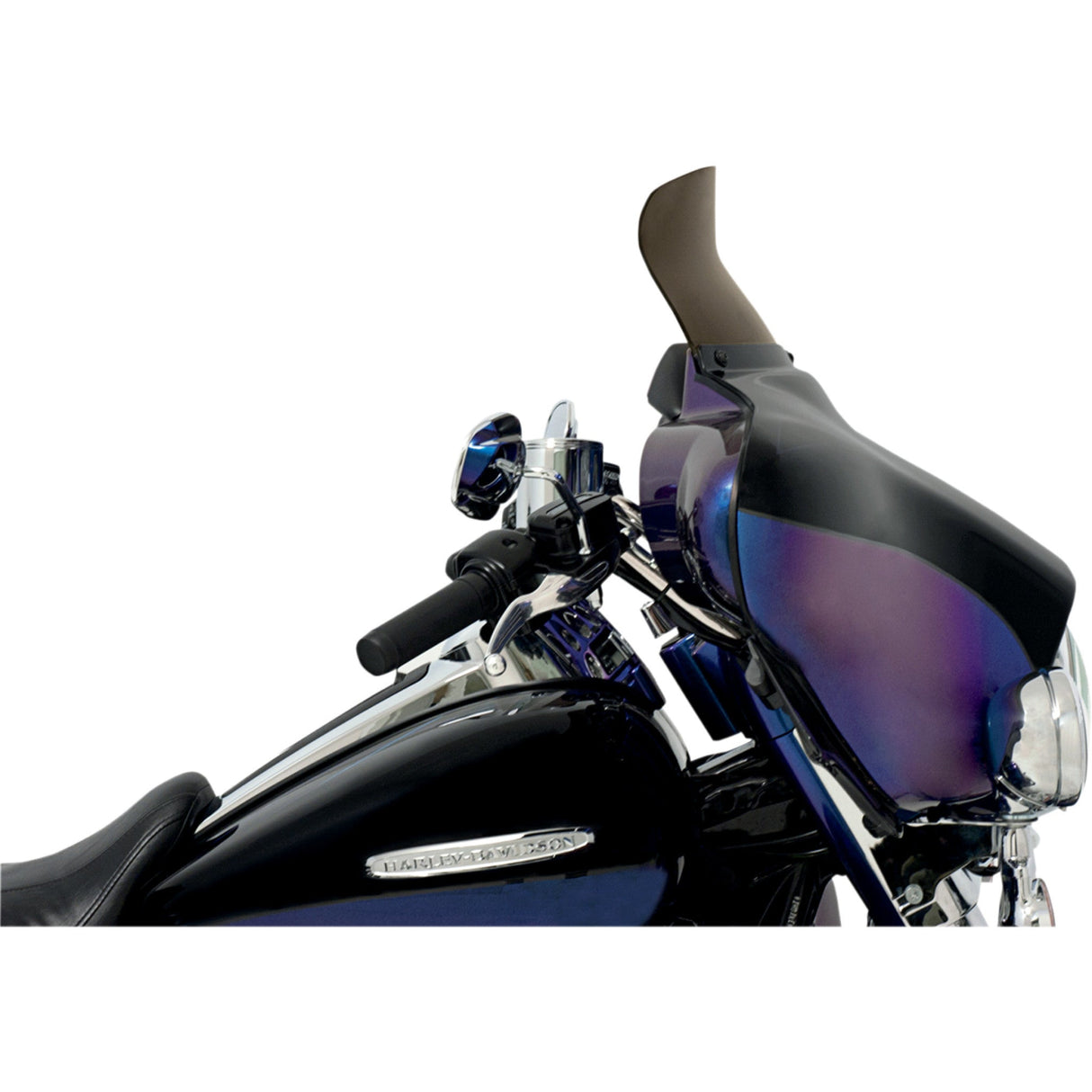 Memphis Shades Spoiler Replacement Windshield For OE Fairings 6-1/2" Smoke - MEP8581 For Harley Touring 1996-2013
