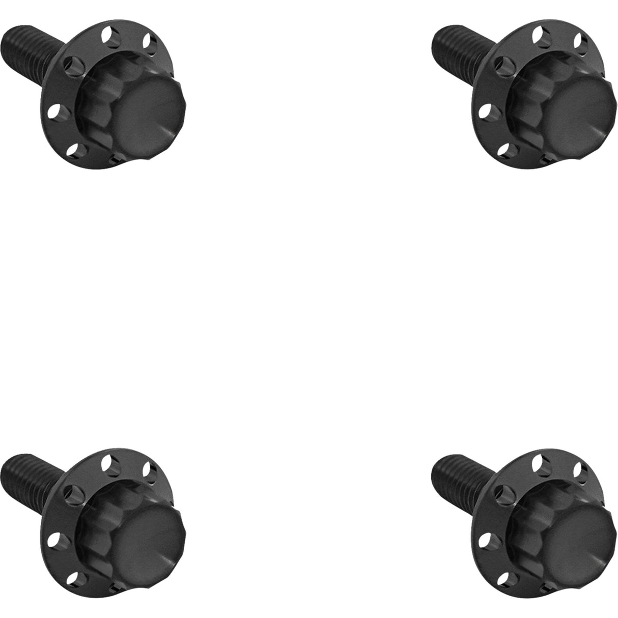 Arlen Ness 12-Point Windshield Bolt Kit Windshield Titanium 12-Point Black - 300-840 For Harley Street Glide 2024-2026