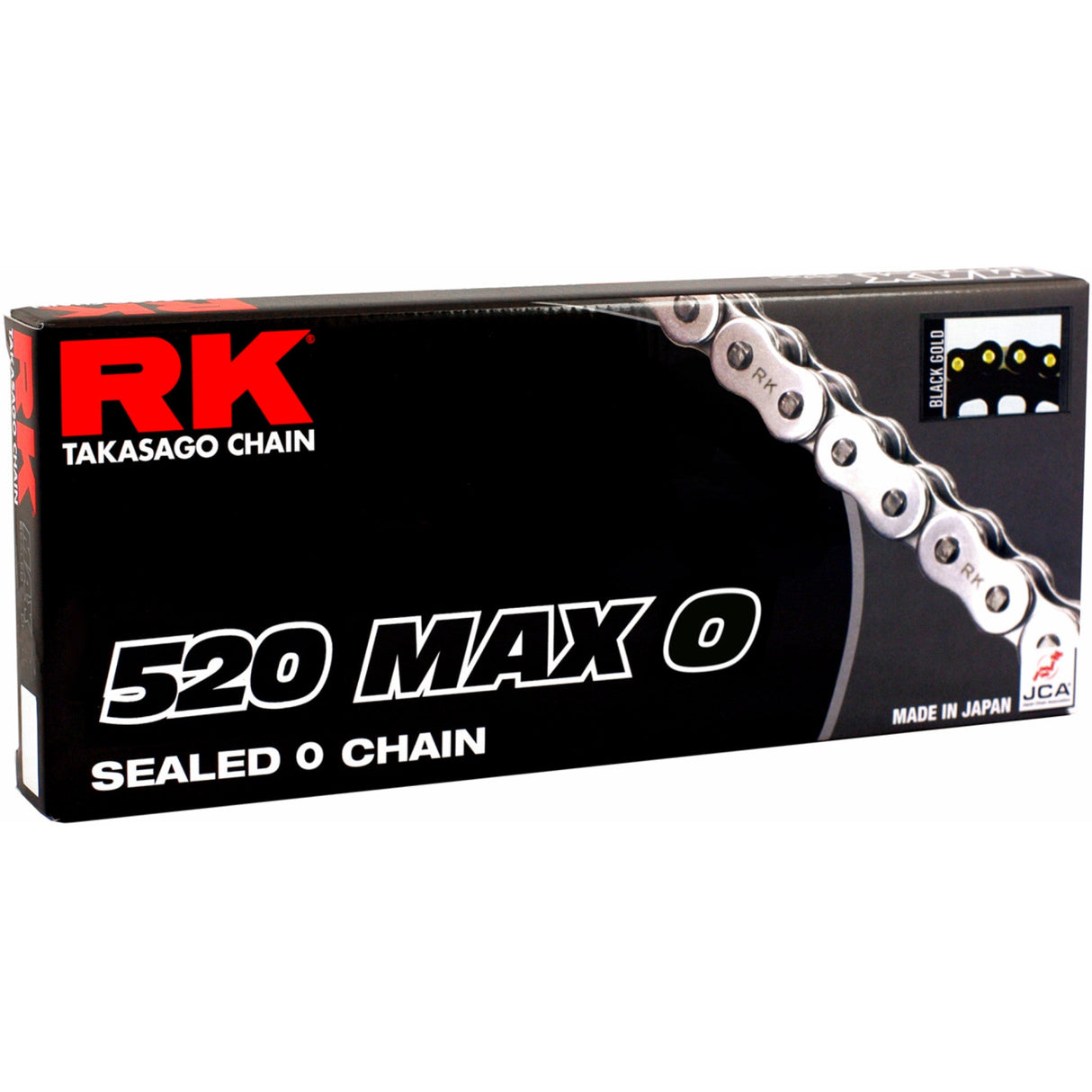 RK 1222-0648 520MAXO-120-BG 520 Max O Chain 520 Max O - Drive Chain - 120 Links - Black/Gold